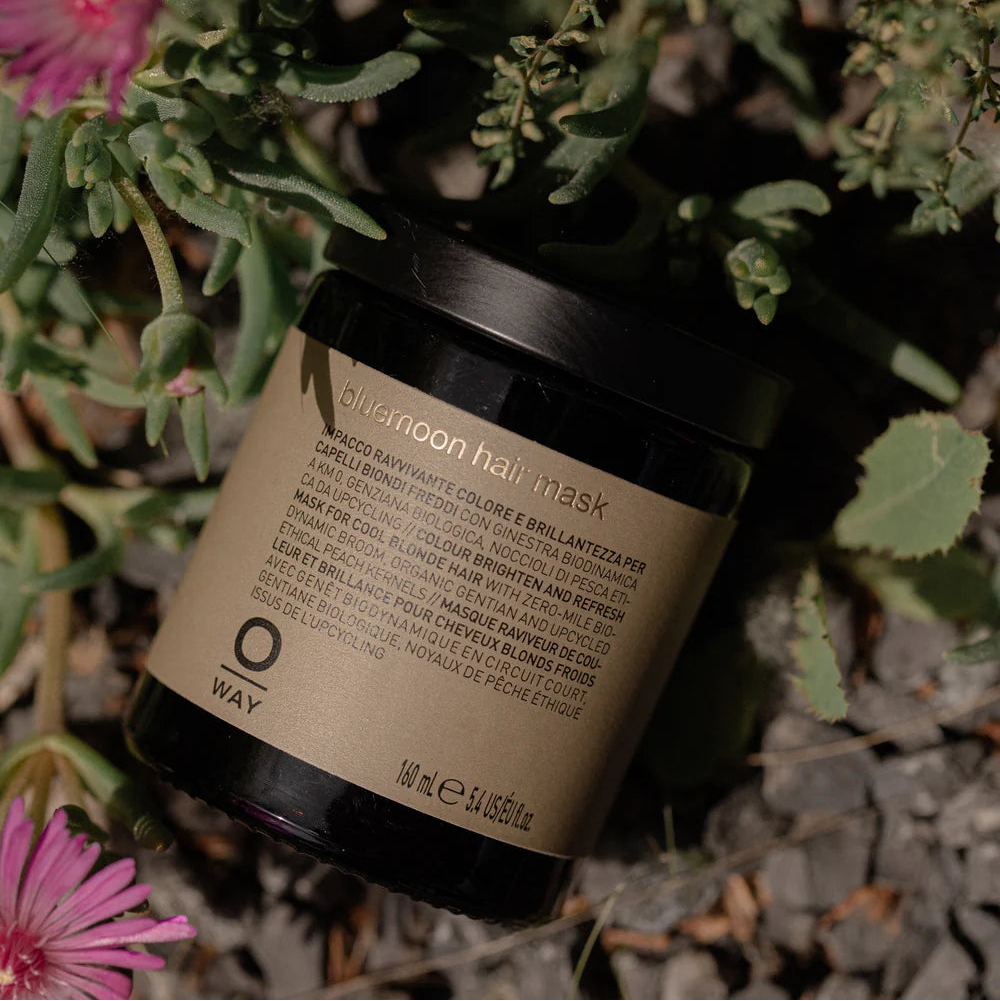 Oway Bluemoon Hair Mask - Deep Conditioning Treatment for Dry & Damaged Hair - Nourishing & Repairing Hair Care - Perfect for Salon & Home Use