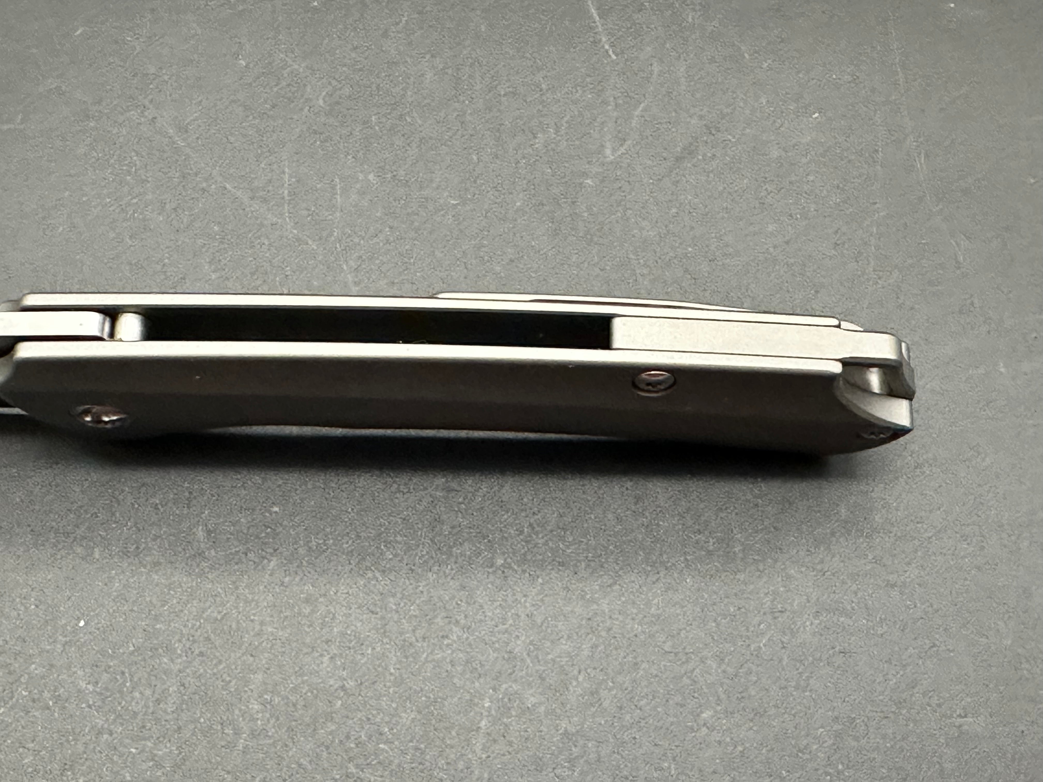 Kizer Hennicke T1 Pocket Knife - S35VN Blade, Titanium Handle, Stonewash Finish | EDC, Outdoor, Camping, Survival Gear
