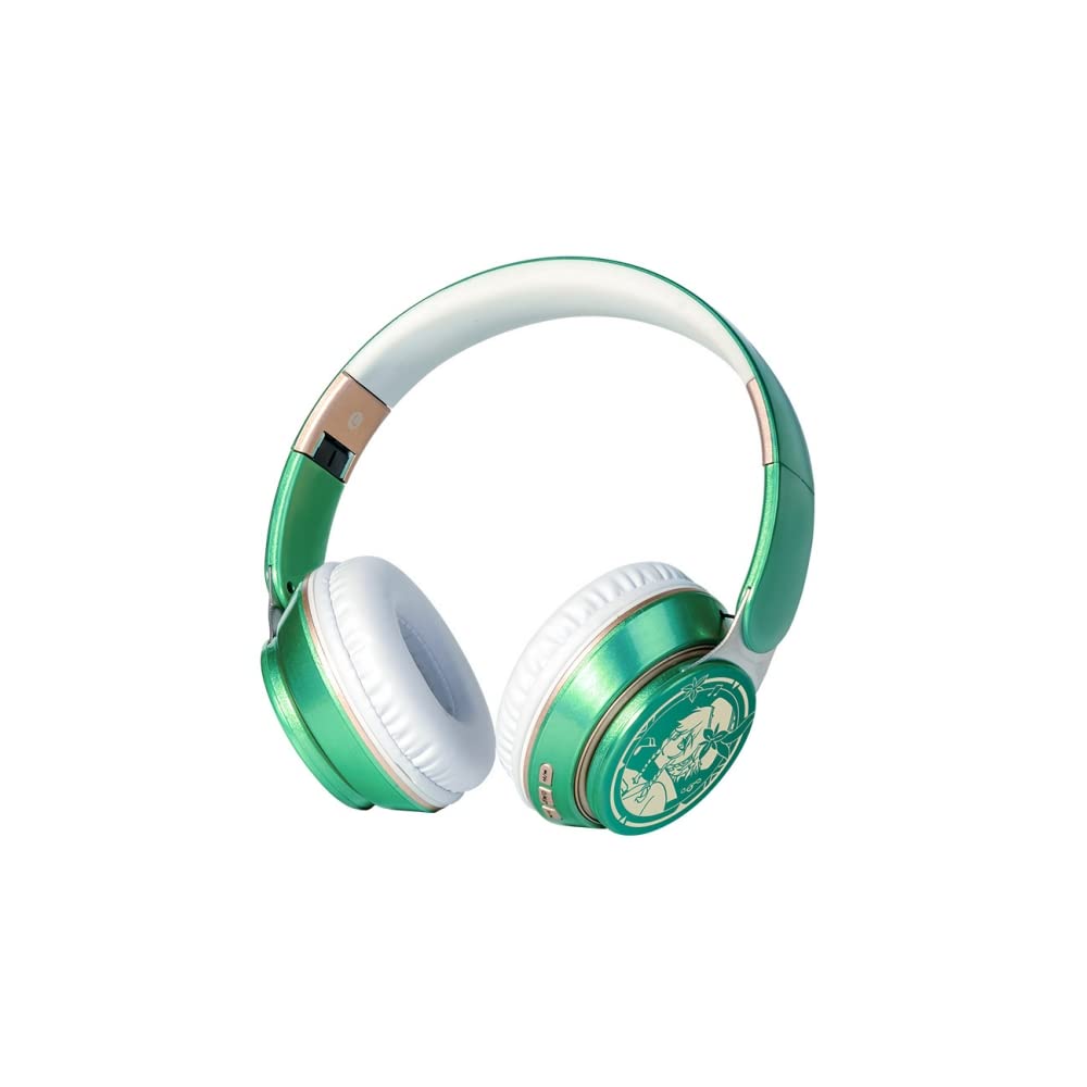 Hanaiette 1PC Anime Genshin Impact Wireless Bluetooth Headset with Noise Cancellation - Venti Style (STYLE10) for Gaming, Music & Travel | Compatible with iPhone, Android & PC