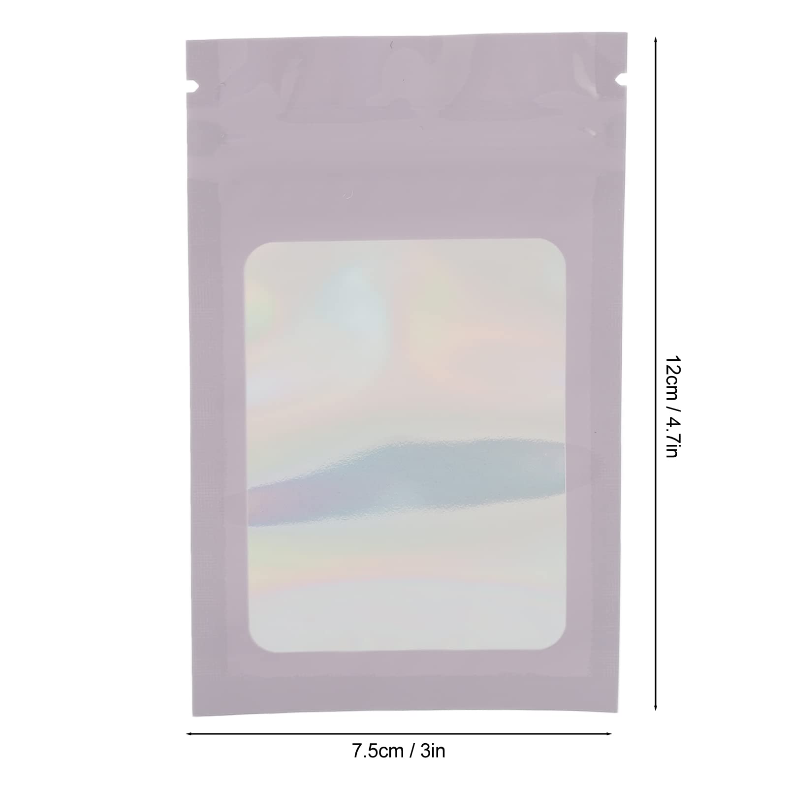 EXCLUZO Resealable Odor-Proof Storage Bags | Stylish & Portable Cosmetic & Jewelry Organizer | Perfect for Travel, Makeup Storage & Bracelet Packaging (Purple)