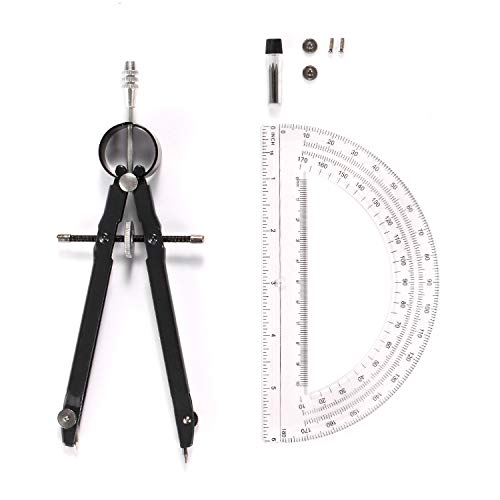 Black Professional Precision Compass