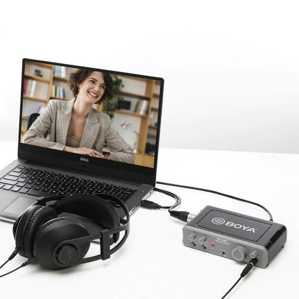 BOYA BY AM1 Dual Channel Audio Mixer - Professional Portable Sound Mixer for Podcasting, Streaming & Live Performances - Perfect for YouTube, Twitch & Home Studios