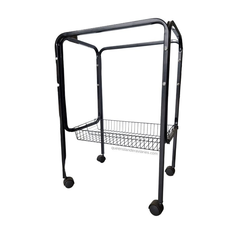 Premium Bird Cage Stand 1826BK - Heavy Duty Metal Base for Parrots, Canaries & Small Birds - Perfect for Home, Office or Aviary Use