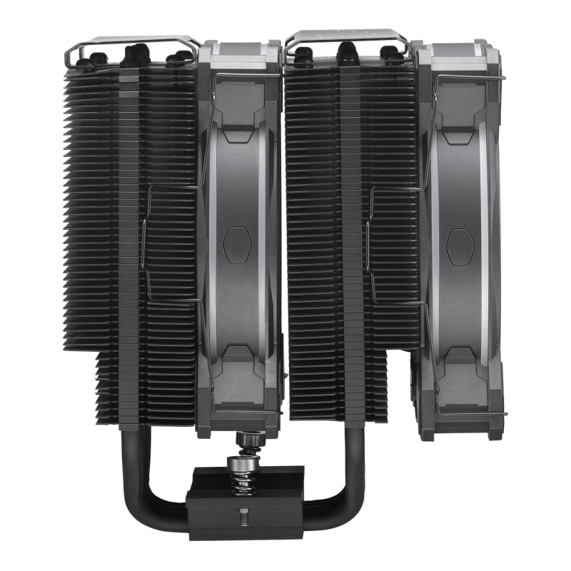 Cooler Master Hyper 622 Halo ARGB CPU Air Cooler - Dual Tower Heatsink with 6 Heat Pipes, 120mm PWM Fan, RGB Lighting - Compatible with Intel LGA 1700/1200/1151 & AMD AM5/AM4 - Perfect for Gaming PCs & High-Performance Workstations