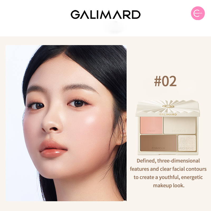 GALIMARD Duality Contour Palette - Professional Makeup Contouring Kit for Cheeks, Nose & Jawline - Cruelty Free & Vegan - Perfect for Everyday Makeup & Special Occasions