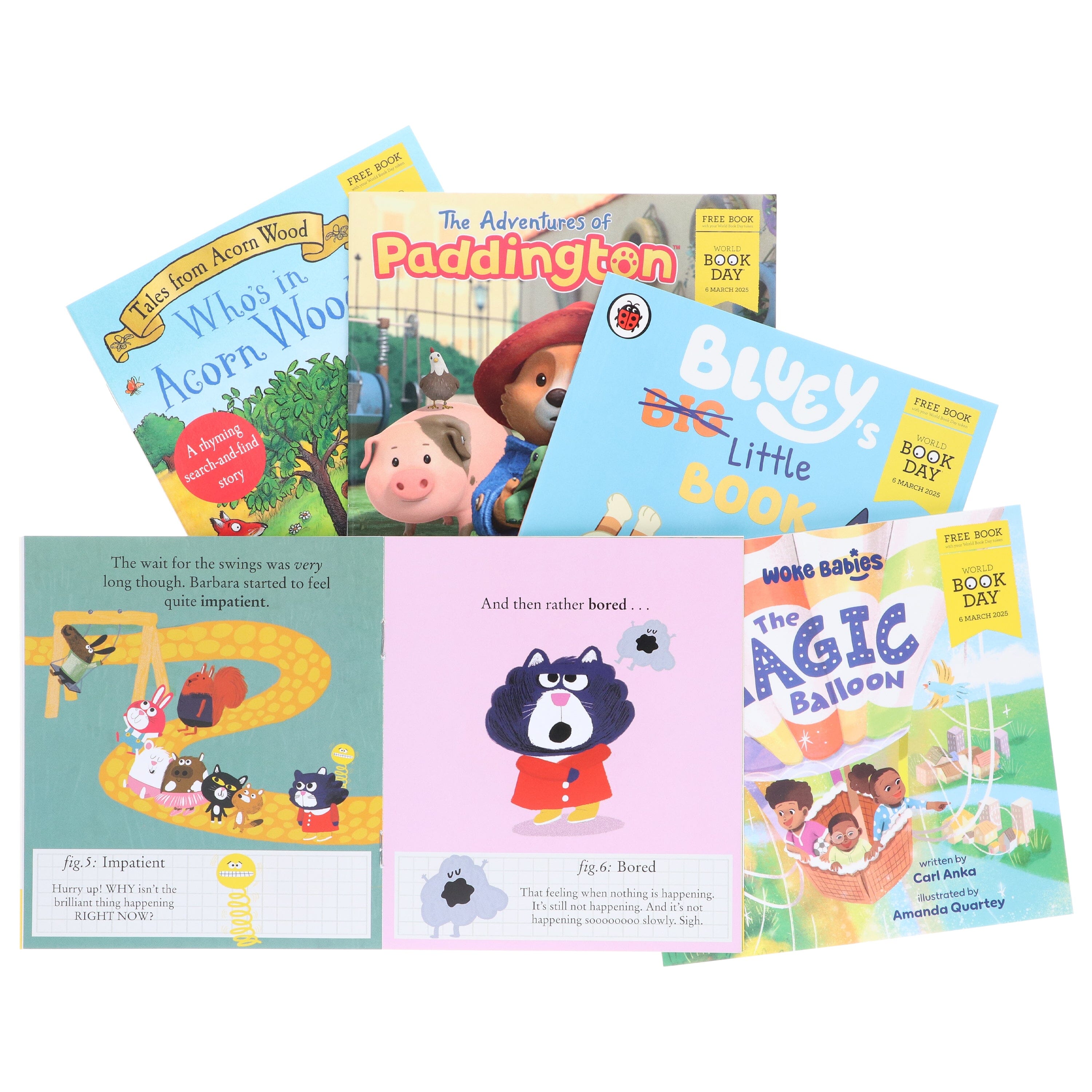 Beginning Readers: World Book Day 2025 Collection - 5 Book Set for Kids Ages 0-5 | Early Learning Paperback Books for Toddlers & Preschoolers | Perfect for Bedtime Stories & First Reading