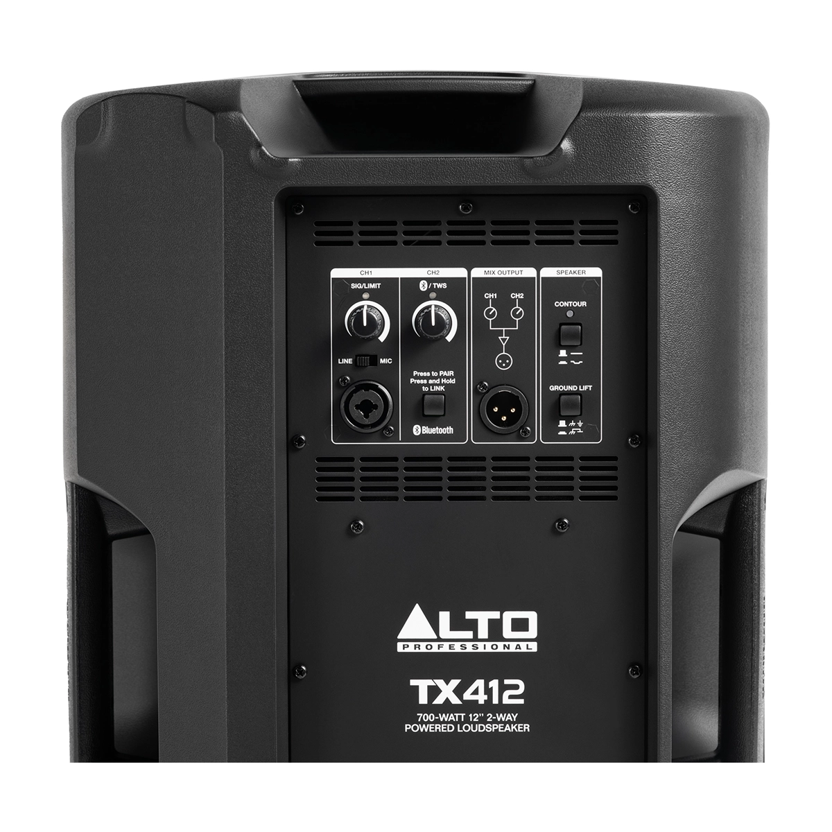 Alto Professional TX412 700 Watt 12 Inch Powered PA Speaker - Perfect for Live Music, DJ Performances & Outdoor Events