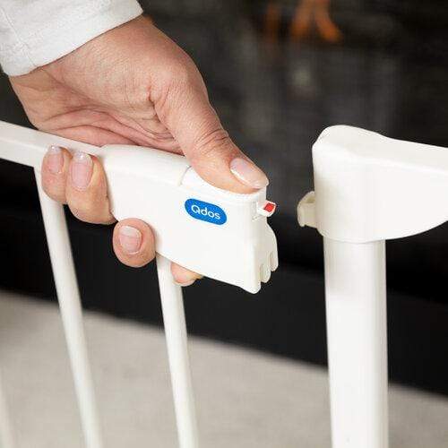 Qdos Construct A Gate Extra Door - White | Expandable Baby Safety Gate for Doorways & Stairs | Perfect for Homes with Pets & Toddlers
