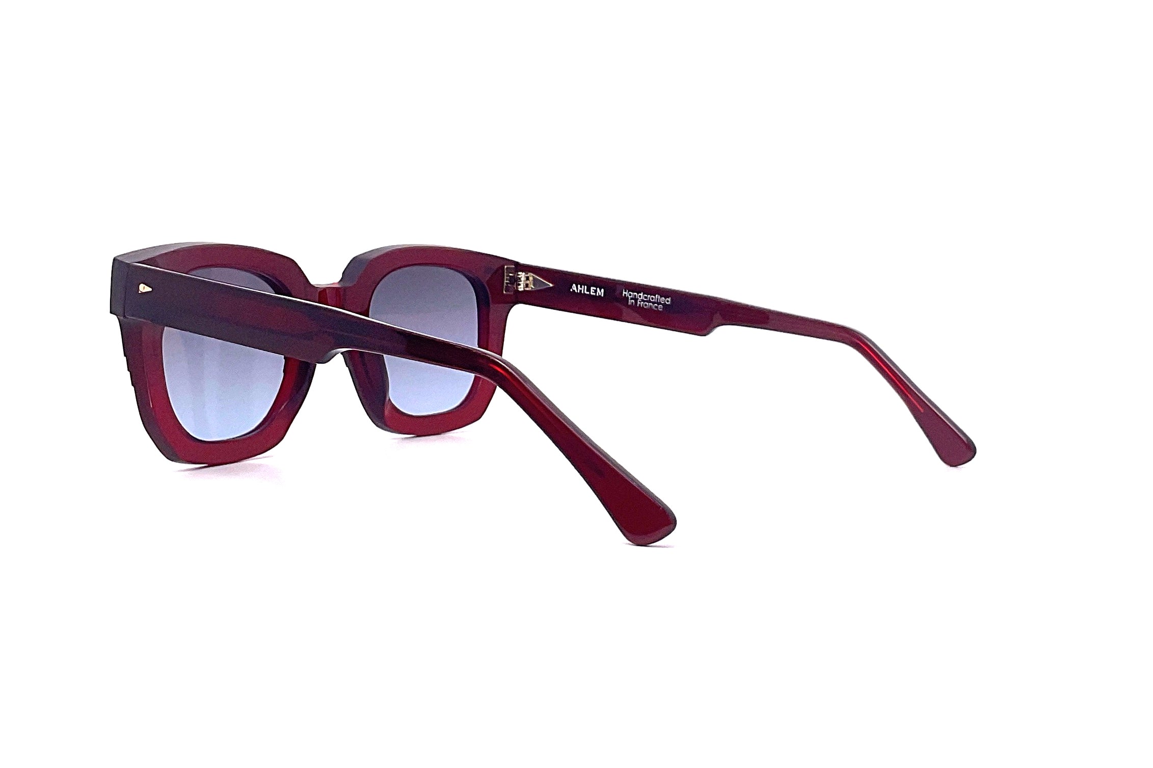 Ahlem Argentine Sunglasses - Burgundy & Blue Gradient Aviator Style for Men & Women | UV Protection, Fashionable & Lightweight for Outdoor Activities, Travel & Driving