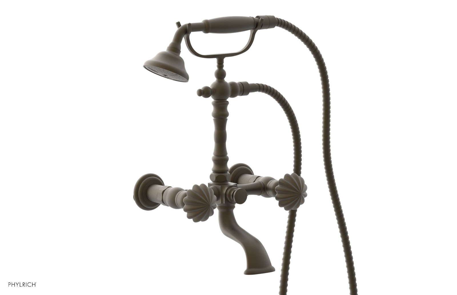 GEORGIAN & BARCELONA Exposed Tub and Hand Shower Combo with Round Handle K2393 19 - Perfect for Modern Bathroom Renovation and Spa-Like Shower Experience