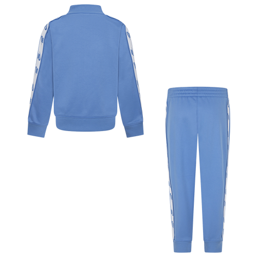 Nike Kids' Logo Taping Full Zip Blue Tracksuit Set - Boys & Girls Sportswear for Running, School & Casual Outfits