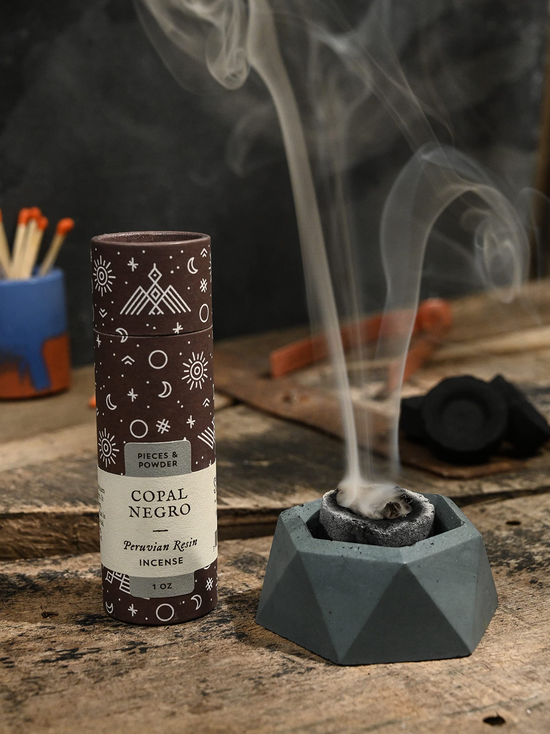 Premium Peruvian Negro Copal Resin Incense - 1 oz Natural Black Copal for Spiritual Cleansing & Meditation - Perfect for Smudging, Energy Clearing & Sacred Rituals