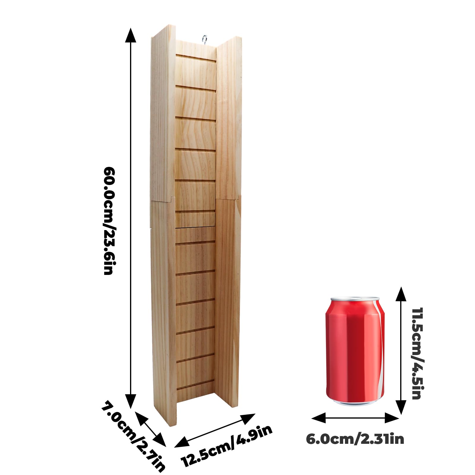 Wooden Guinea Pig Ramp for Cage - Hamster Ladder & Platform Toy - Small Animal Bridge Accessories for Guinea Pigs, Hamsters, Rats, Chinchillas & Squirrels - Perfect for Cage Climbing, Play & Exercise