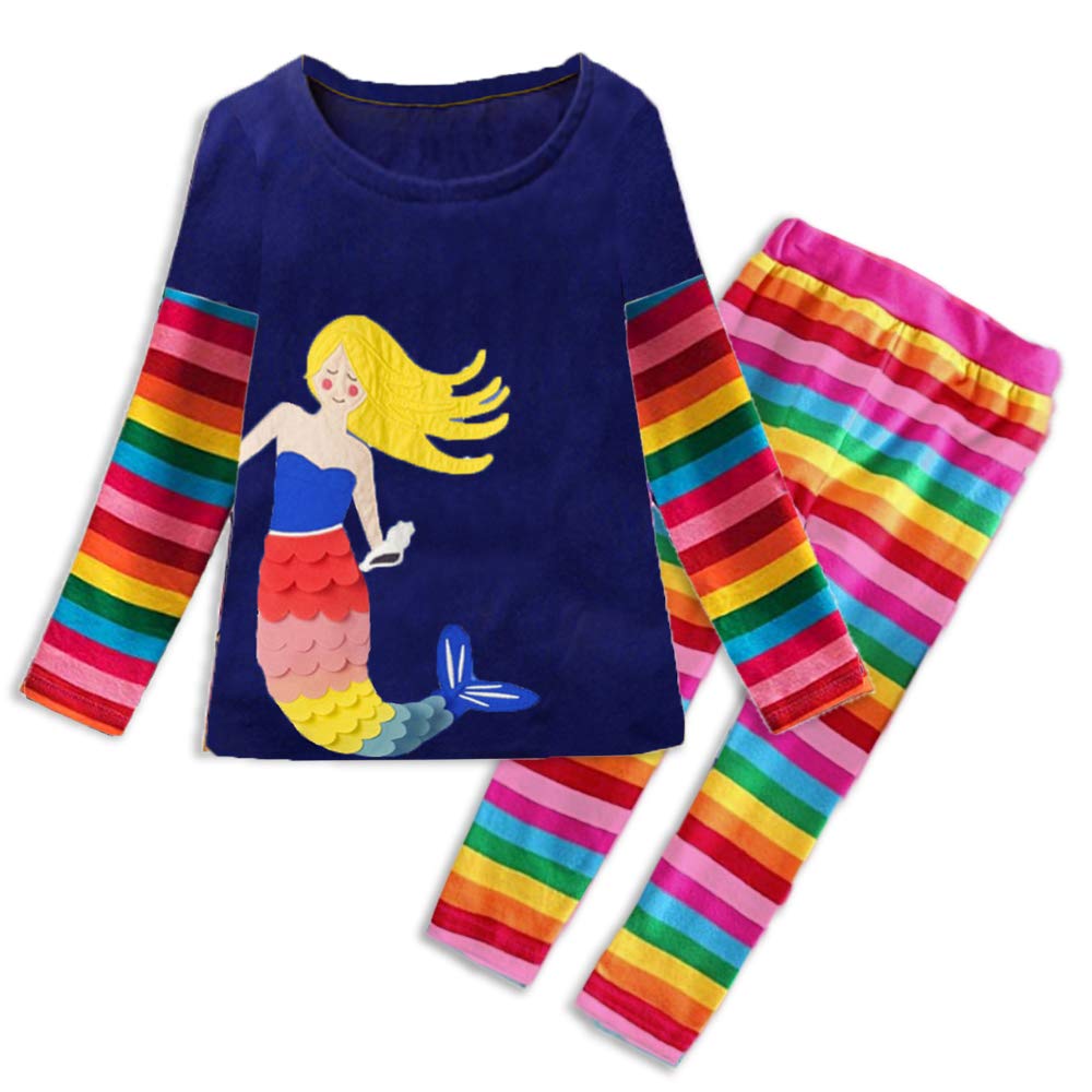 VIKITA Toddler Girls Clothes Set - Cute Summer Outfits with Shirts & Leggings for Little Kids | Perfect Birthday Gift & Playdate Outfit