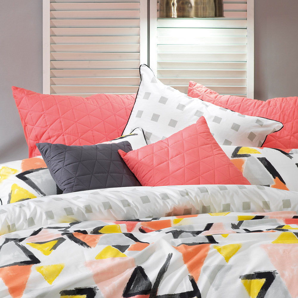 Hadley Multi Quilt Cover Set By Bianca - Luxury Bedding Collection for Master Bedroom & Guest Room - Soft Cotton Quilt Cover with Elegant Design - Perfect for Home Decor & Cozy Sleep