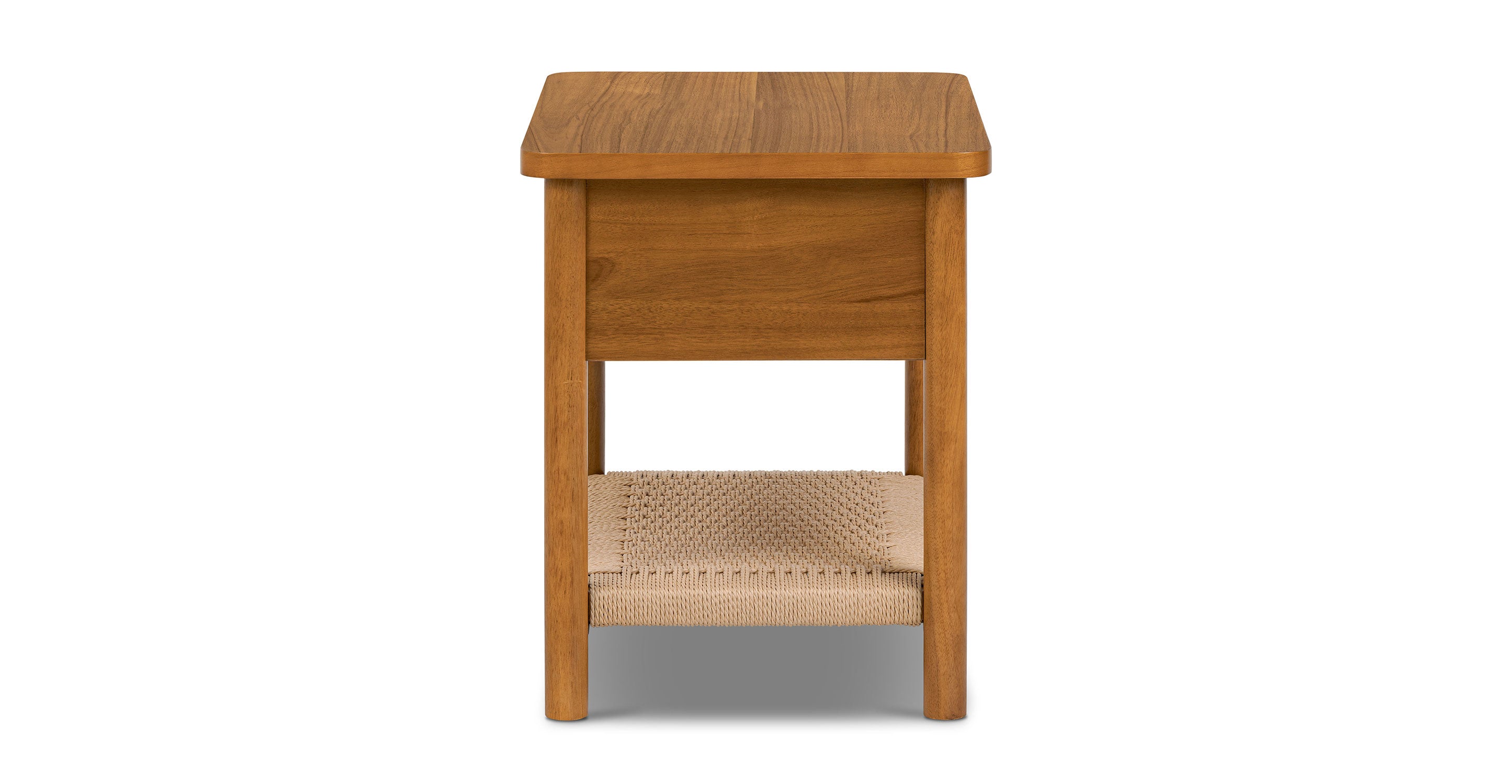 Modern Wooden Nightstand with Drawer - Stylish Bedside Table for Bedroom, Living Room, or Guest Room - Perfect for Storing Books, Lamps, and Bedroom Essentials