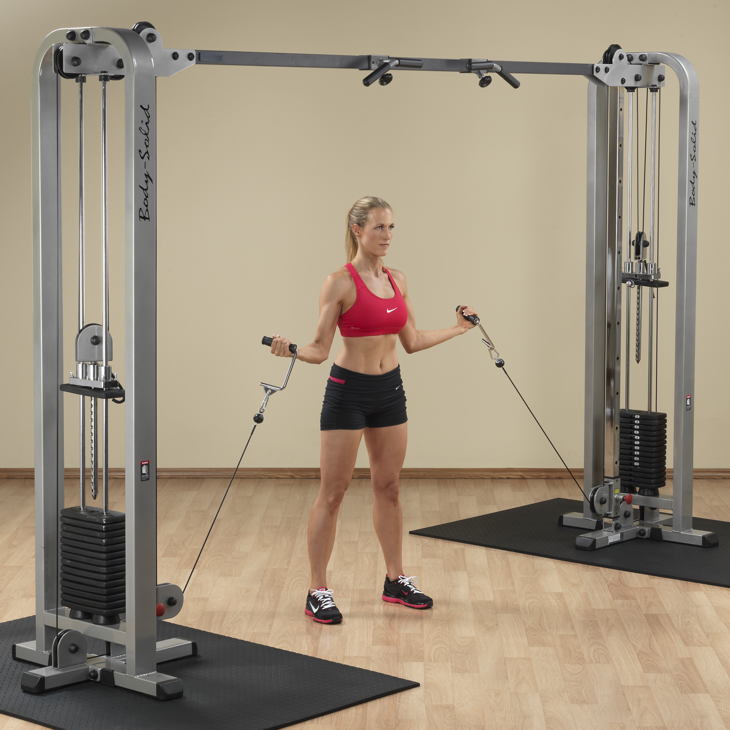 Pro Clubline Cable Crossover Machine - Premium Gym Equipment for Strength Training & Muscle Building - Perfect for Home & Commercial Gyms