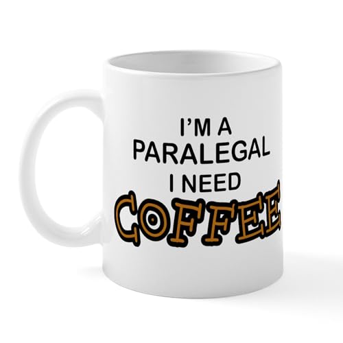 White - Paralegal Need Coffee Mug