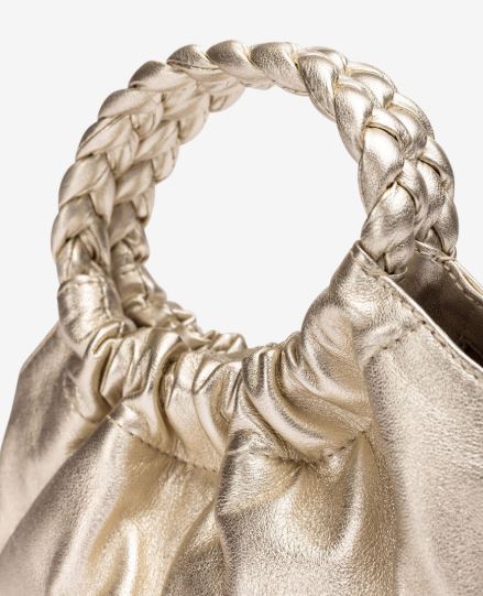 UNISA Gold Evening Clutch Bag ZAMELI - Elegant Women's Party Purse for Weddings, Prom & Special Events