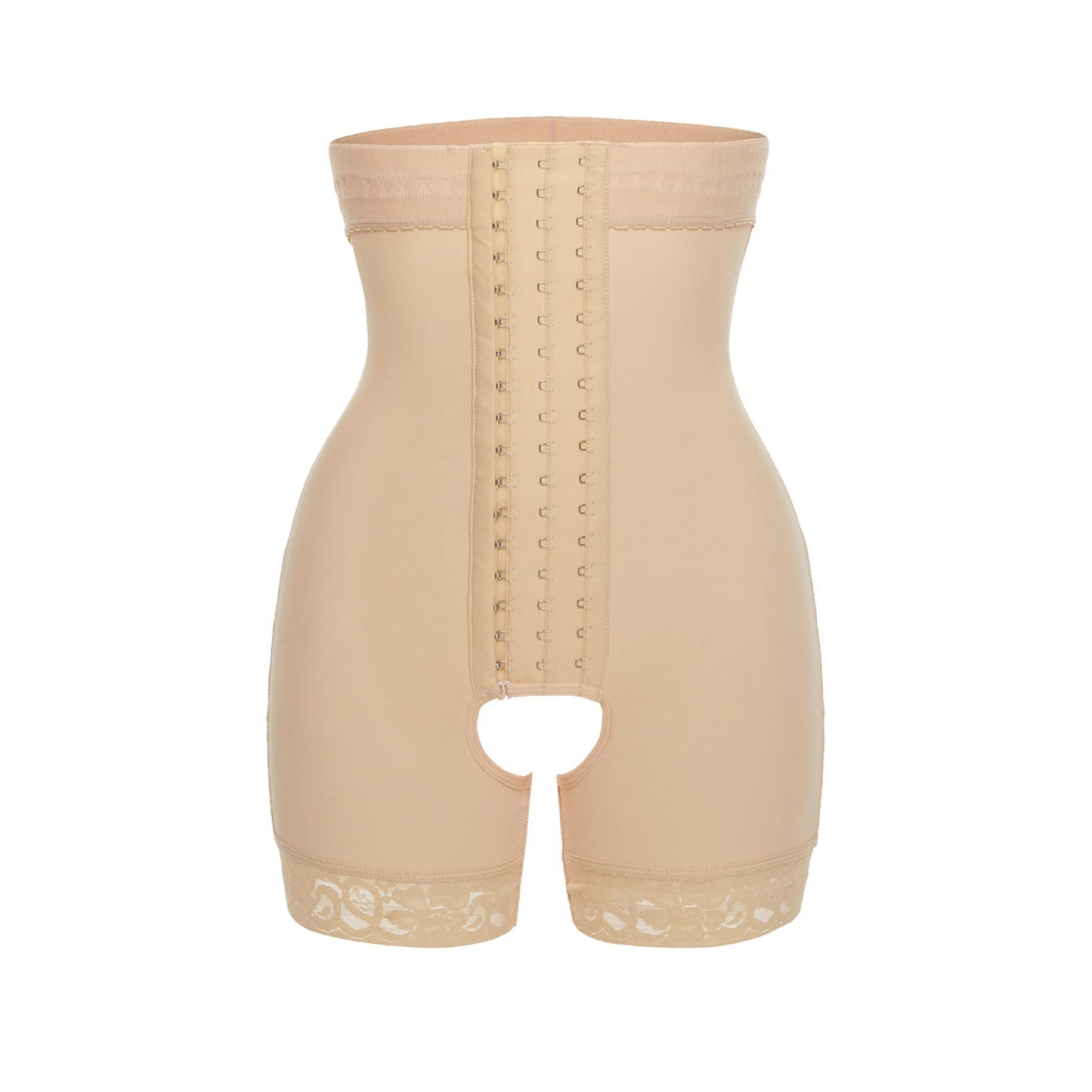 Best Shapewear for Women - Tummy Control & Butt Lifting High Waisted Body Shaper Shorts with Open Crotch - Perfect for Postpartum, Workout & Everyday Wear