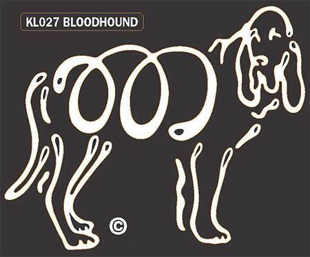 Bloodhound Dog Decal - High-Quality Vinyl Window Sticker for Cars, Laptops & Home Decor | Perfect for Pet Lovers & Animal Enthusiasts