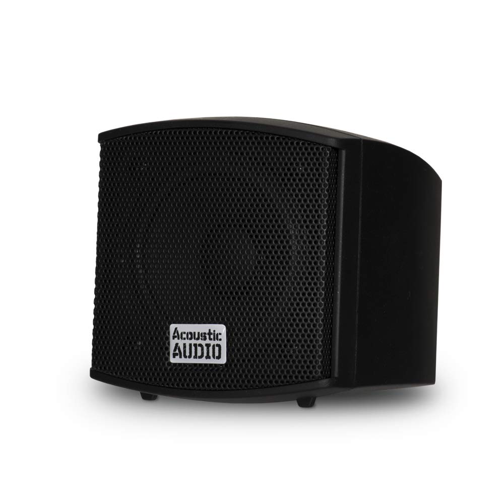 Acoustic Audio AA321B 2400W Mountable Indoor Speakers - 6 Pair Pack (Black) | Perfect for Home Theater, Surround Sound & Multi-Room Audio Systems
