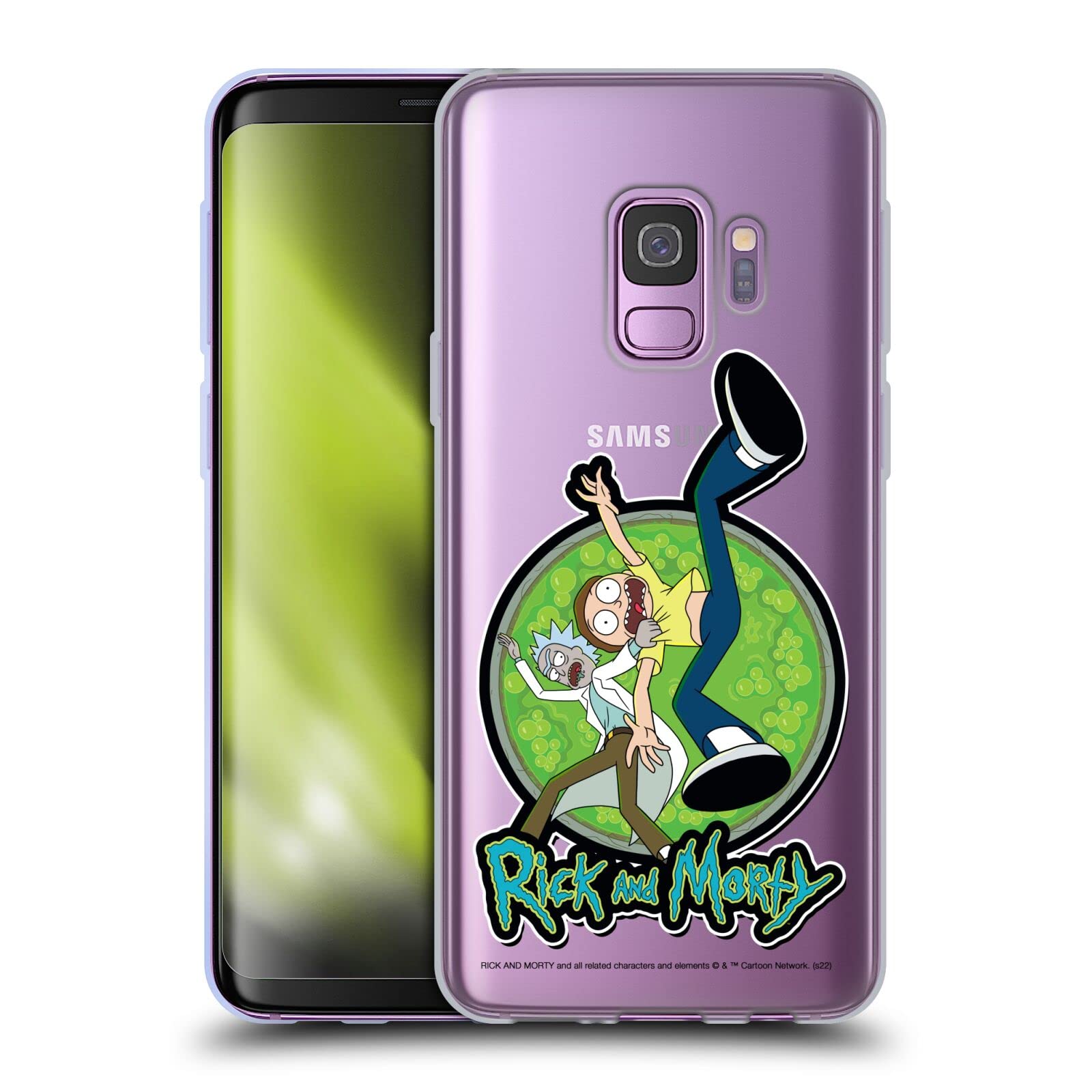 Head Case Designs Officially Licensed Rick and Morty Season 4 Soft Gel Case for Samsung Galaxy S9 - Durable Protective Phone Cover for Fans, Daily Use, Work, and Travel
