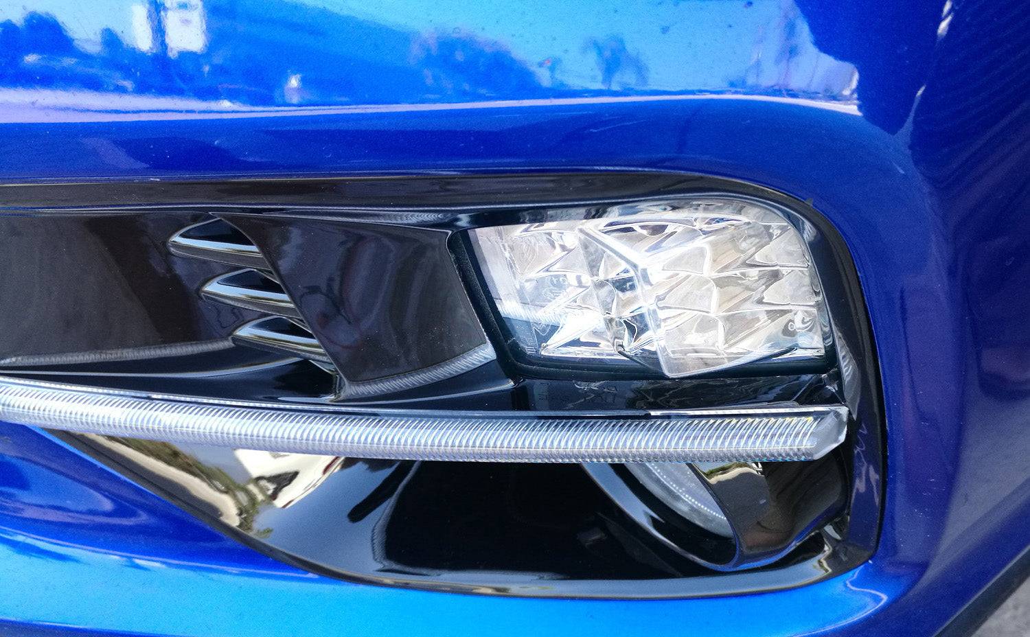 12 LED Amber Front Turn Signal Light Assembly for 2015-2021 Subaru WRX - Clear Lens, Bright Visibility - Perfect for Night Driving & Enhanced Safety