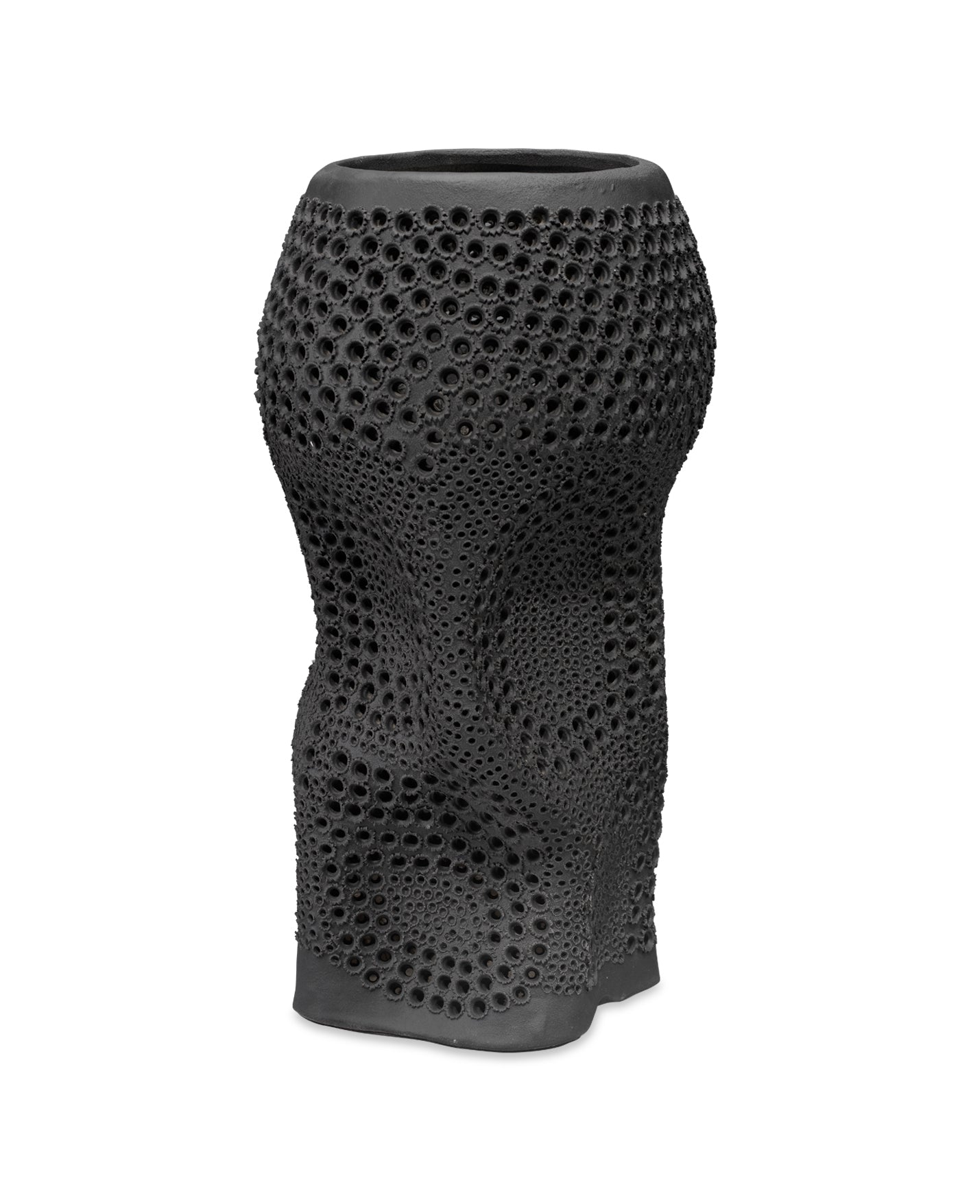 Black Night Sky Vase - Modern Celestial Home Decor for Living Room, Bedroom & Office