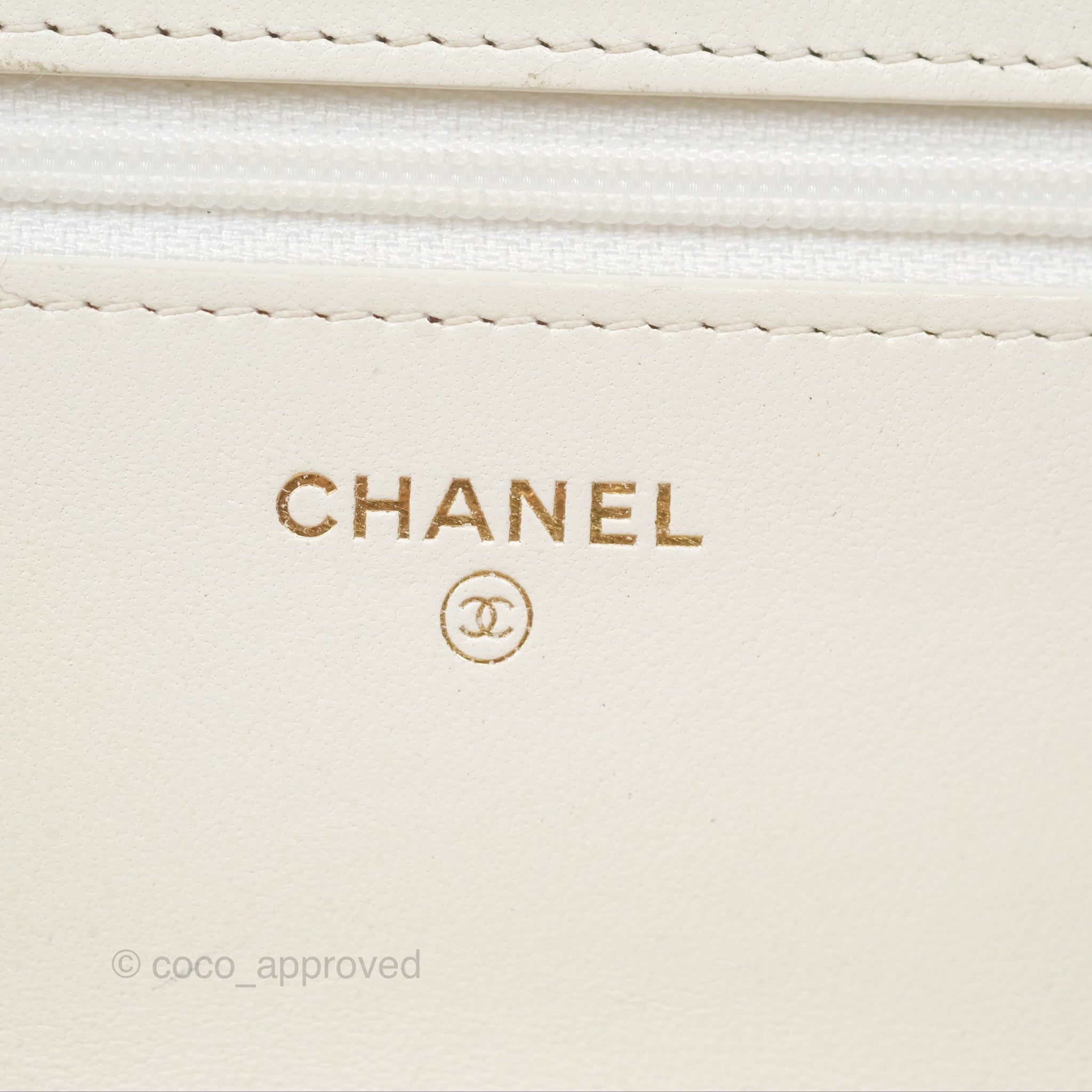 Chanel 19 Wallet on Chain WOC Crossbody Bag - White Leather with Mixed Gold & Silver Hardware | Perfect for Evening Out, Date Night & Special Occasions