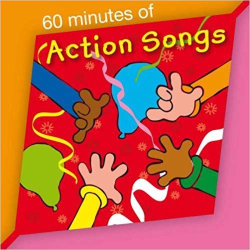 60 Minutes of Action Songs CD - Fun & Engaging Music for Kids, Perfect for Playtime, Parties & Classroom Activities