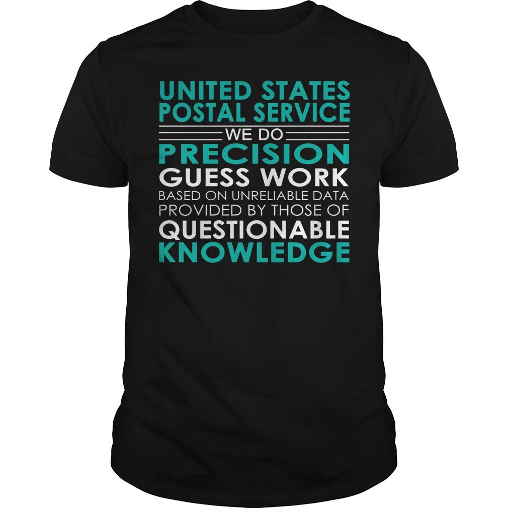 USPS Precision Guess Work Job Shirt - Comfortable Workwear for Postal Employees & Delivery Professionals - Perfect for Mail Carriers, Package Handlers & Logistics Workers
