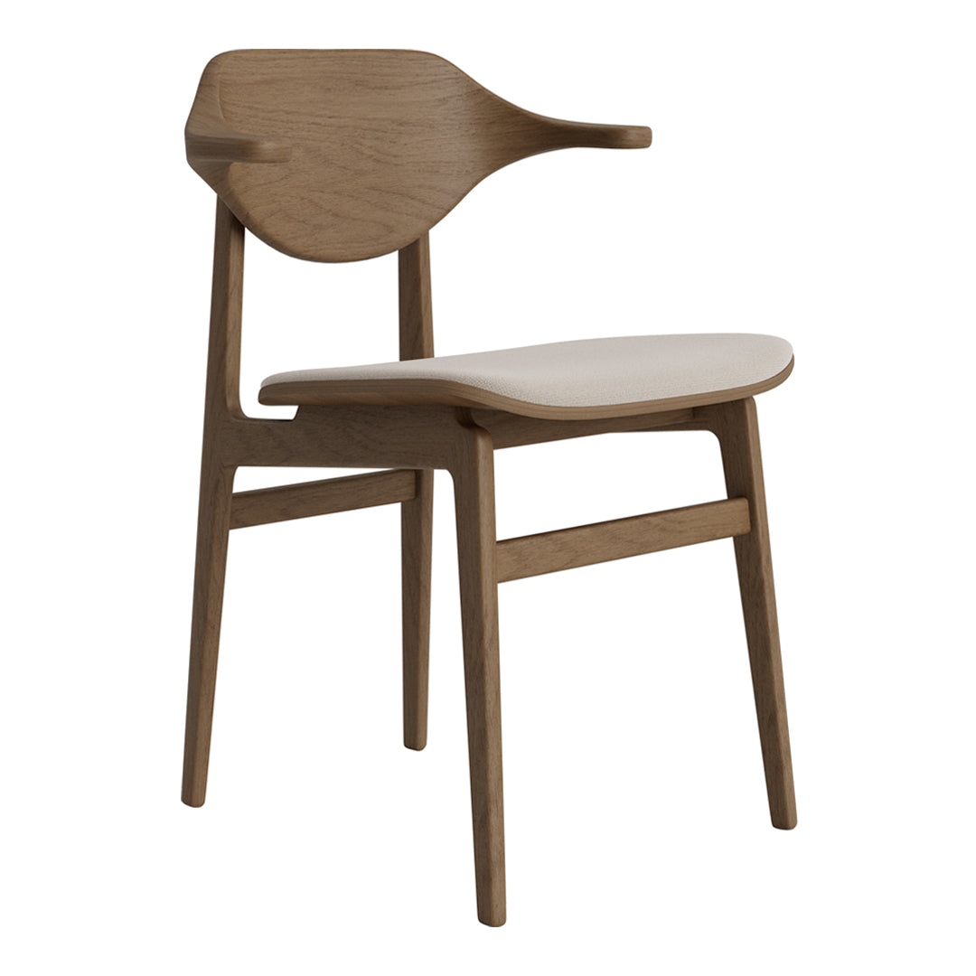 Bufala Dining Chair - Upholstered Seat for Kitchen, Dining Room & Office - Comfortable Modern Furniture for Home & Restaurant Use
