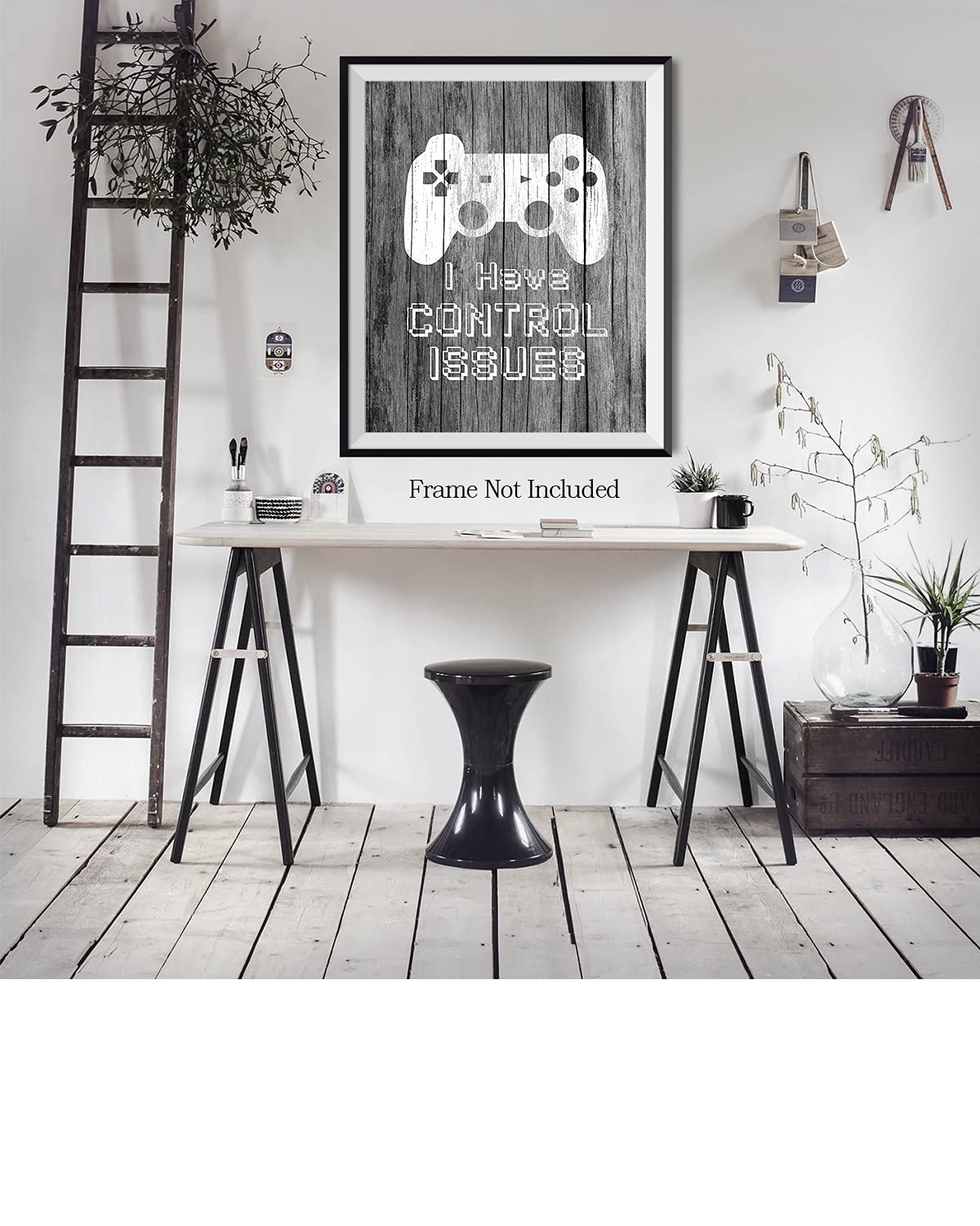 Funny Video Gaming Wall Art - 32x40 Unframed Poster for Gamers - Perfect for Gamer Gifts, Birthday Party Decor & Game Room Wall Decor - Great for Living Room, Bedroom or Man Cave