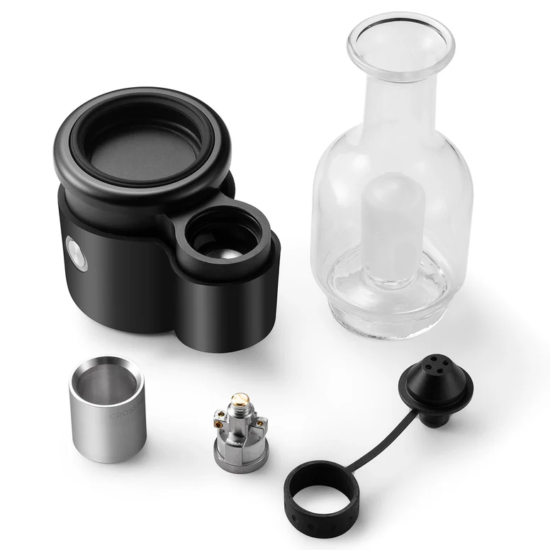 Crossing Core 2.0 Electric Dab Rig Kit with Free Dab Pen - Portable E-Rig for Concentrates | Perfect for Home Use & Travel | Wax Vaporizer for Smooth Dabbing Experience