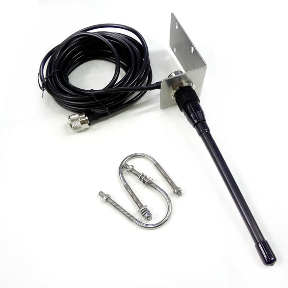VHF Marine Antenna 156-163Mhz Waterproof with 5M Cable for Boat Sailboat Yacht - Perfect for Offshore Navigation
