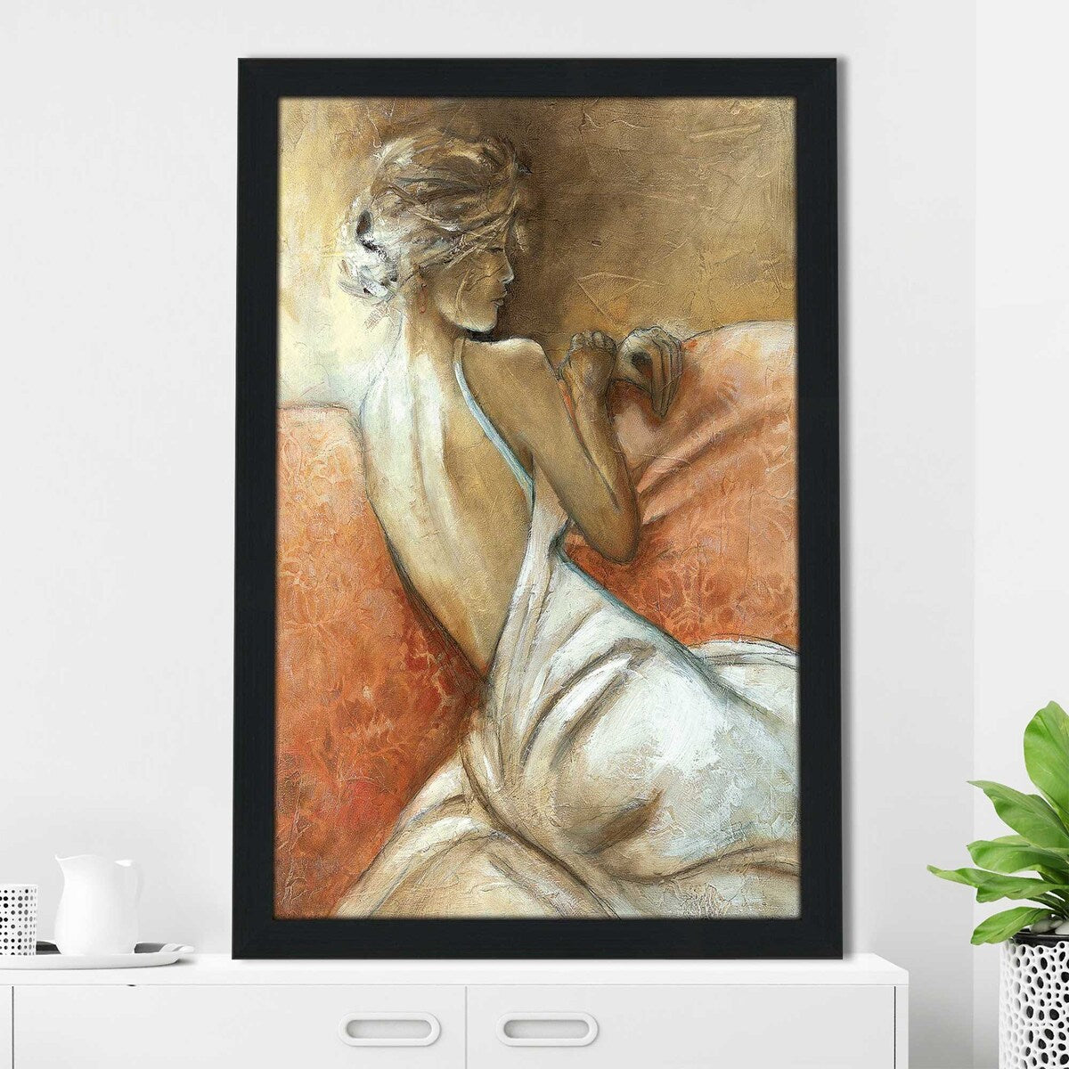 Carol Robinson 'A Quiet Refrain I' Acrylic Wall Art Print - Modern Abstract Painting for Living Room, Bedroom & Office Decor