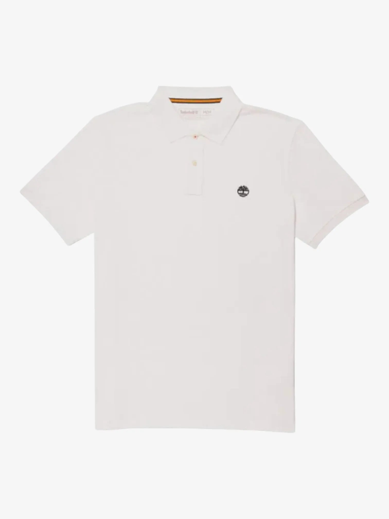 Timberland Men's Chomba Millers River Piqué Polo Shirt - Classic White Casual Wear for Outdoor & Business Occasions