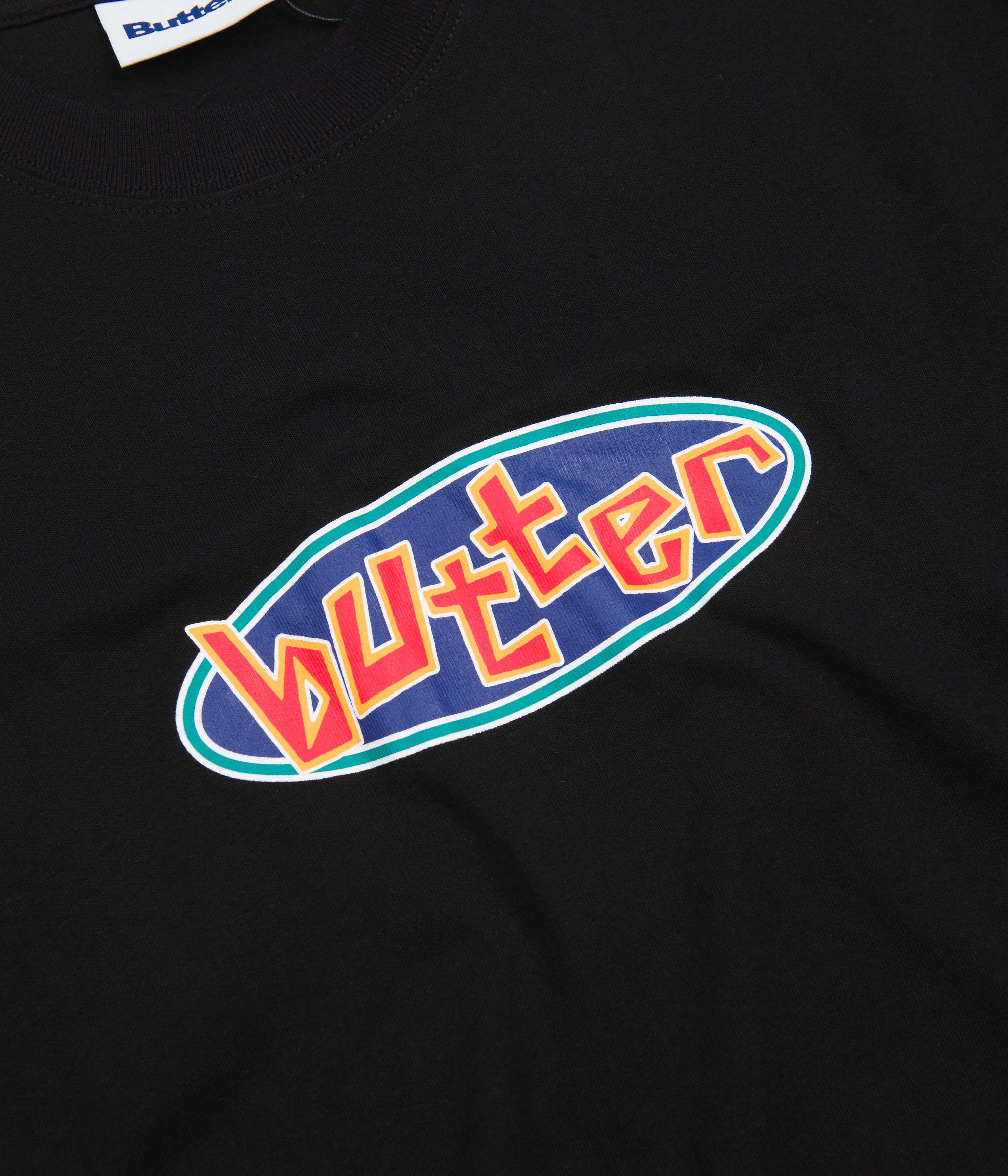 Butter Goods Scattered Print T-Shirt for Men - Black | Casual Streetwear & Graphic Tee for Everyday Wear