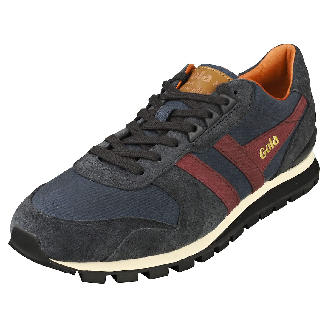 Gola Lowland Millerain Men's Casual Sneakers - Comfortable Walking Shoes for Everyday Wear, Gym & Outdoor Activities