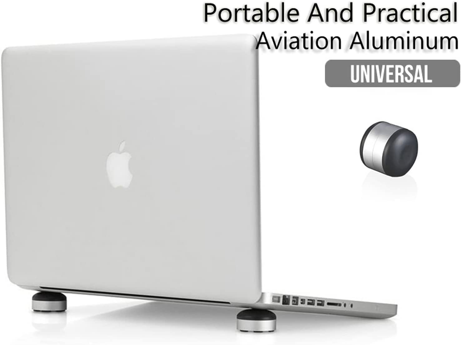2 Pcs Portable Laptop Cooling Stand with Silicone Balls - Magnetic Heat Reduction Pad for Notebooks & Laptops - Perfect for Office, Gaming & Travel Use
