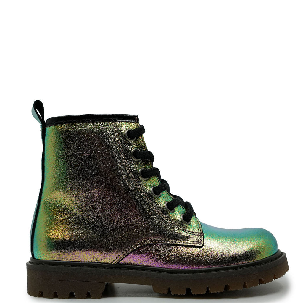Acebos Iridescent Boots for Women - Waterproof Winter Snow Boots with Non-Slip Sole | Perfect for Hiking, Snowy Weather & Outdoor Adventures