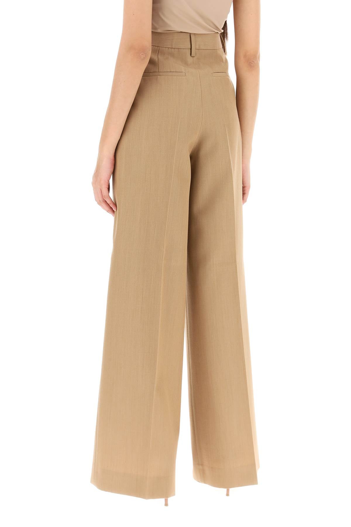 Burberry 'Madge' Wool Pants with Darts - Classic Tailored Trousers for Women | Office Wear & Smart Casual Outfits