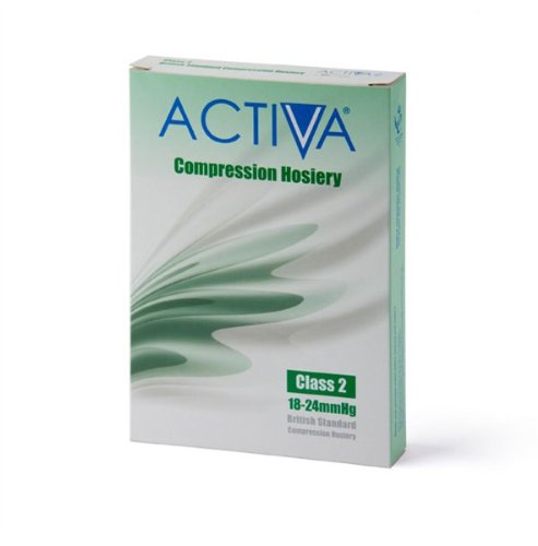 Activa Class 2 Below Knee Support Stockings with Open Toe - Medical Compression Socks for Varicose Veins, Edema & Circulation - Perfect for Nurses, Travel & Daily Comfort