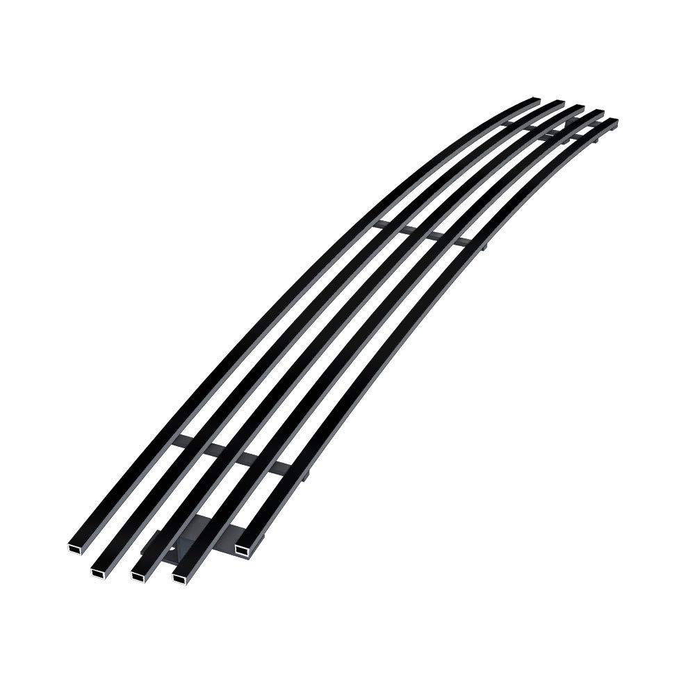 APS Compatible with Ford F-150 2004-2005 Lower Bumper Stainless Steel Black Billet Front Grille Insert F85351H - Upgrade Your Truck's Style for Off-Road & Daily Driving