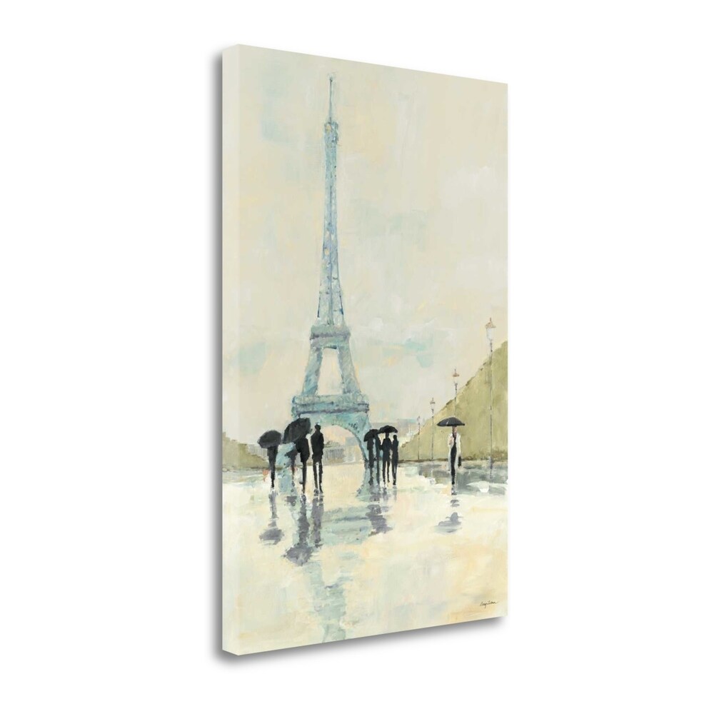 April In Paris By Avery Tillmon - Premium Giclee Art Print on Gallery Wrapped Canvas, Framed Wall Art Ready to Hang - Perfect for Living Room, Bedroom & Office Decor
