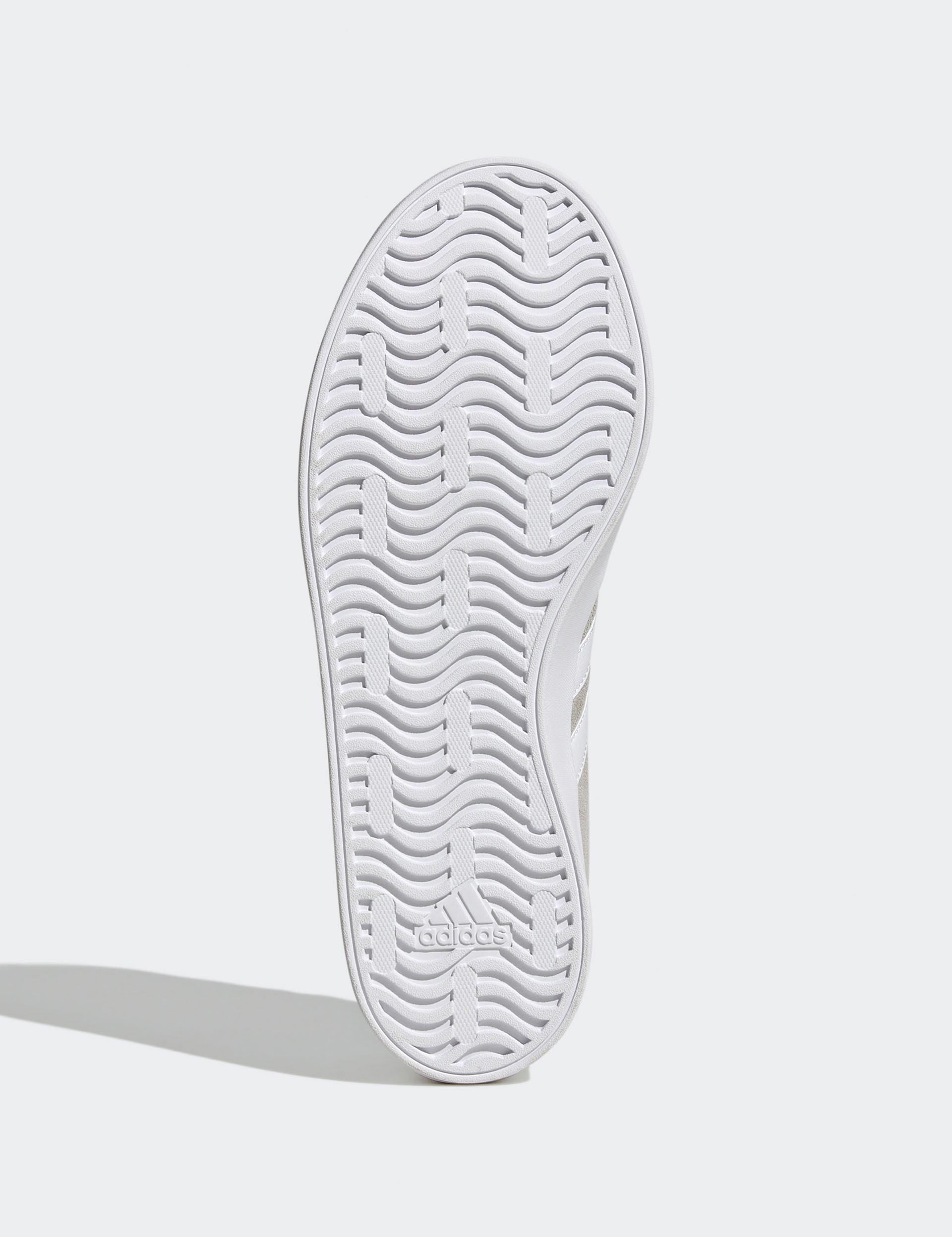 VL Court 3.0 Women's Tennis Shoes - Grey Two/Cloud White/Silver Metallic - Lightweight Comfortable Sneakers for Running, Gym Workouts & Casual Wear