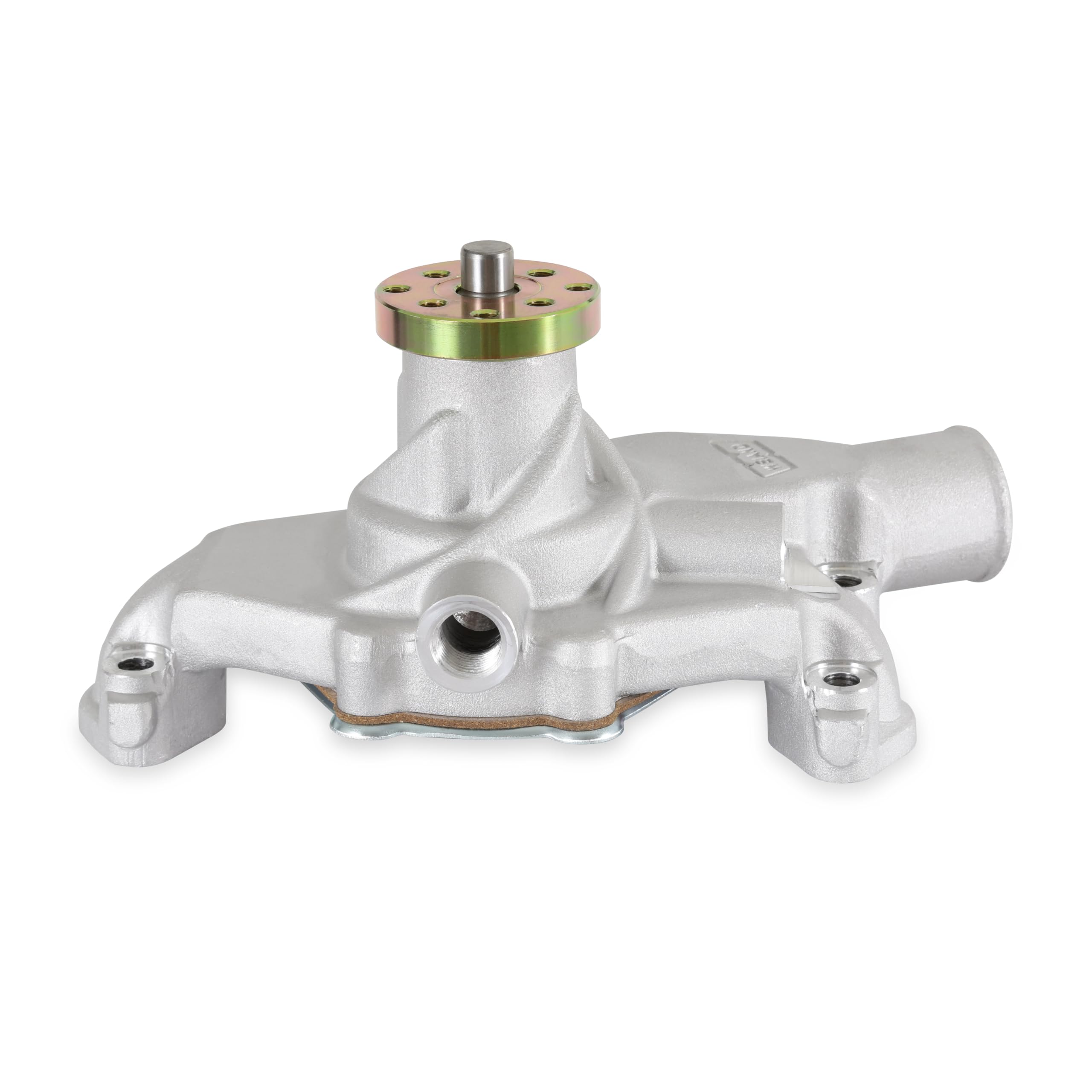 Weiand 9208 Action Plus High Performance Water Pump - Aluminum Alloy Coolant Pump for Chevy Small Block Engines - Perfect for Street Rods, Hot Rods, and Muscle Car Upgrades