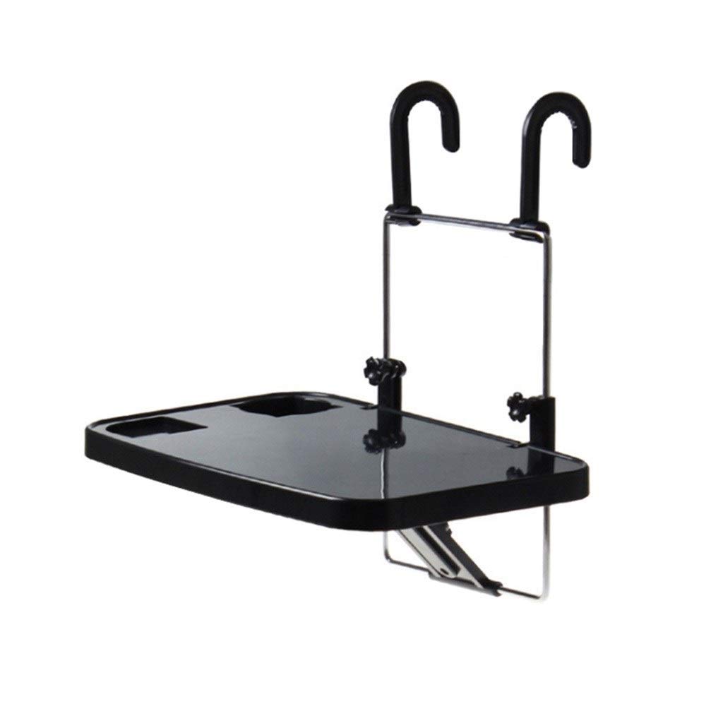 Foldable 11-Way Bike Seat Back Small Table - Portable Writing Desk, Hanging Dining Table & Notebook Desk for Cycling, Camping & Outdoor Activities (Size: 35.5x23.5CM) - Lightweight Plastic Multi-Purpose Table