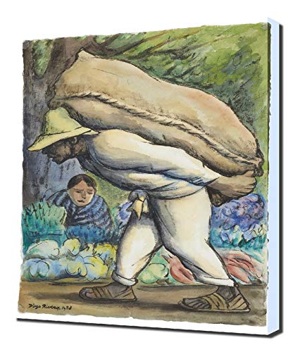 Diego Rivera Campesino Canvas Art Print - Stretched Wall Decor - Ready to Hang - Perfect for Living Room, Bedroom & Office Decor